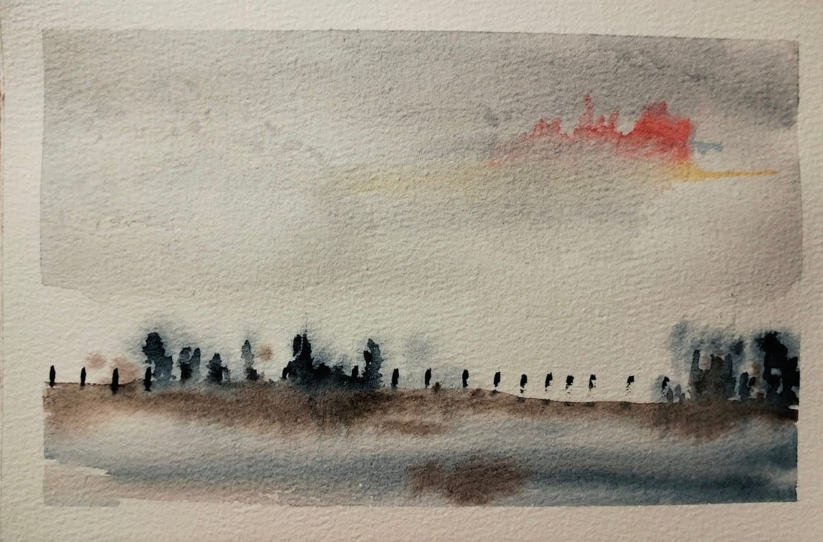 Open Studio - Watercolour development plan