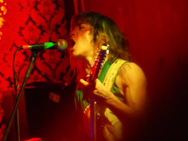 The guitarist from Diploid in full screaming mode.